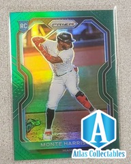 2021 Panini Prizm Green #118 Monte Harrison Miami